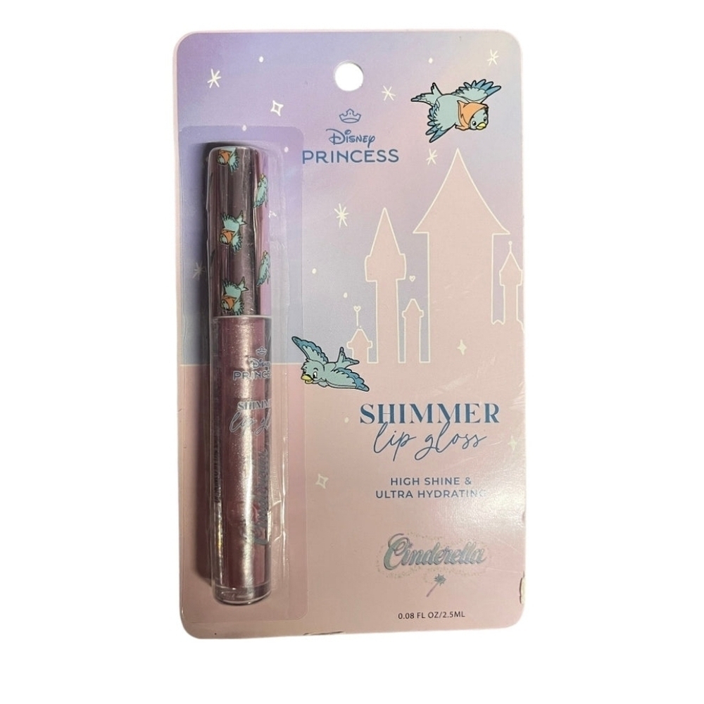 Disney Cinderella Shimmer Lip Gloss Hydrating and Ultra NWT